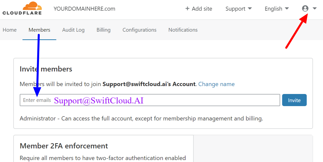 How to Setup a Domain on SwiftCloud