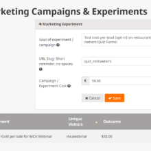 Marketing Experiments