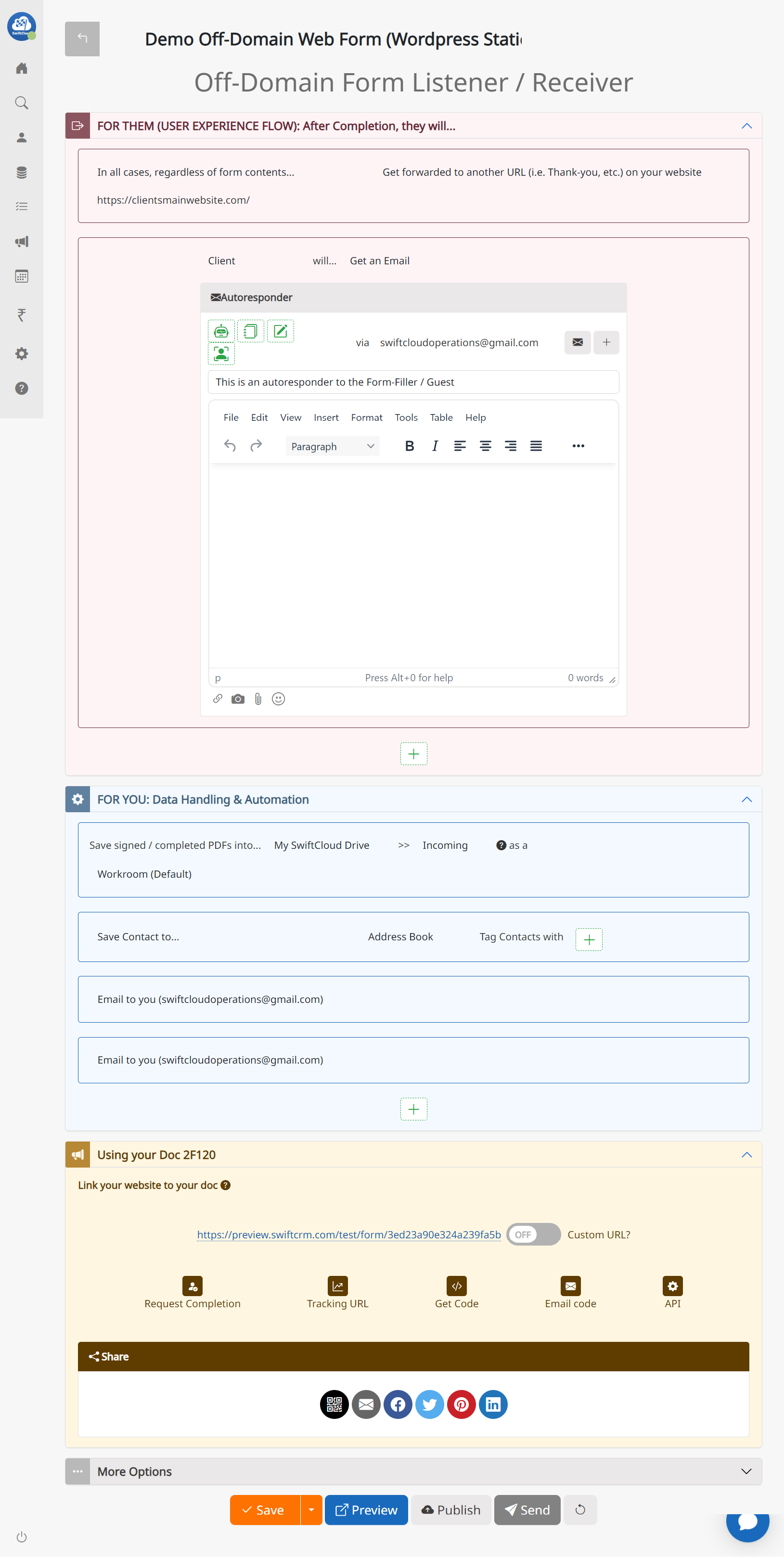 Simply Static Web Forms